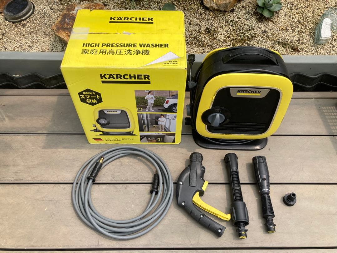 【完備品】KARCHER K mini ケルヒャー ミニ 高圧洗浄機 完備品