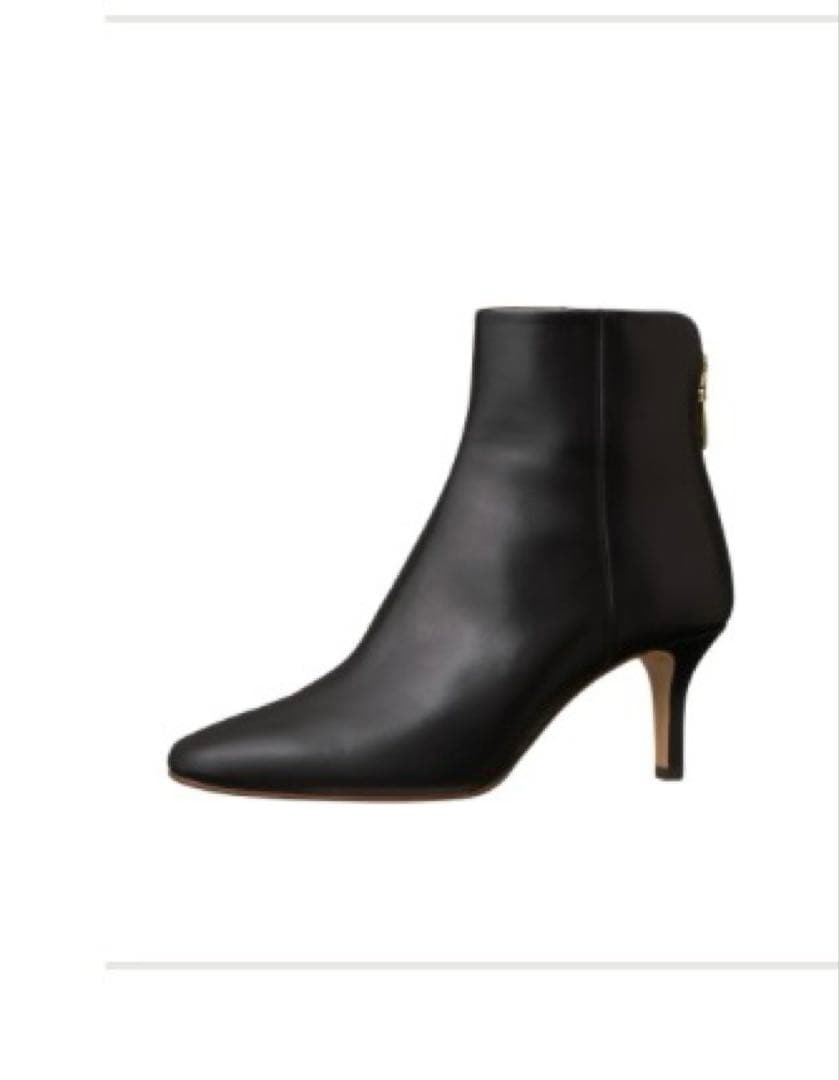 最終値下げ　DIANA ショートブーツ　スムース　牛革　黒　23.0