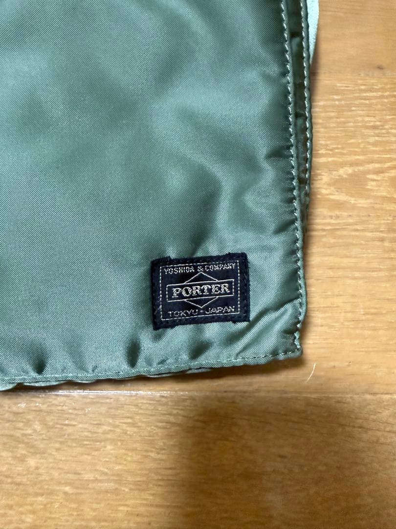 G*y様 極美品PORTER タンカー　ヘルメットバッグ　セージグリーンショルダ