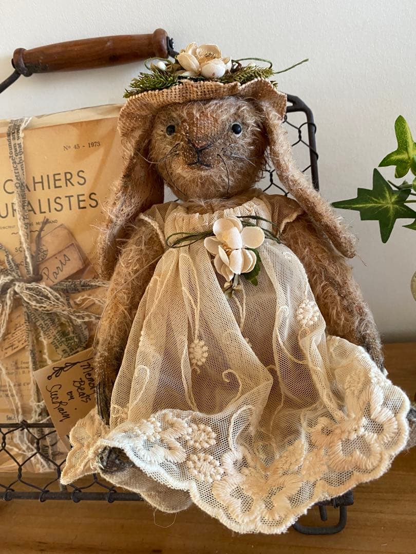 「本日限定お値下げ」美品作家さん製作うさぎ