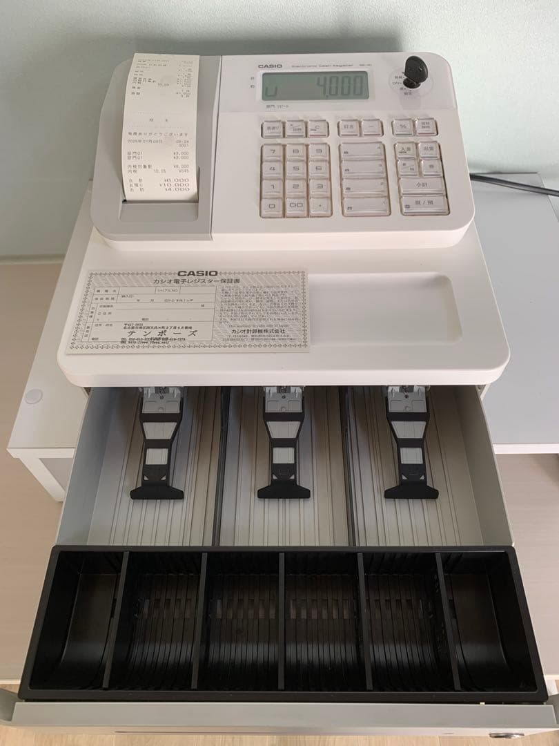 専用出品 カシオ 電子レジスター SE-G1 コンパクト 人気機種 感熱紙