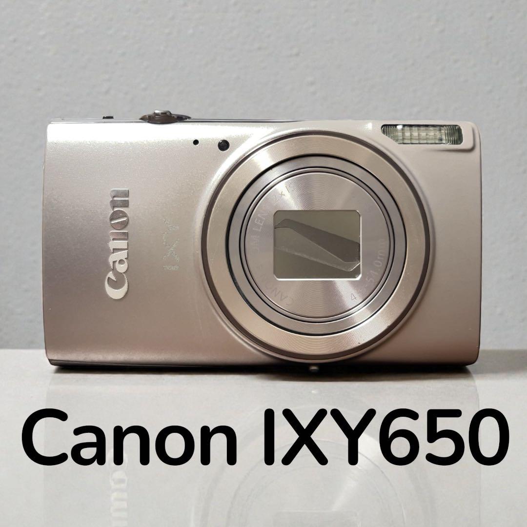 【極美品】 Canon IXY650 純正充電器 純正バッテリー ストラップ付き
