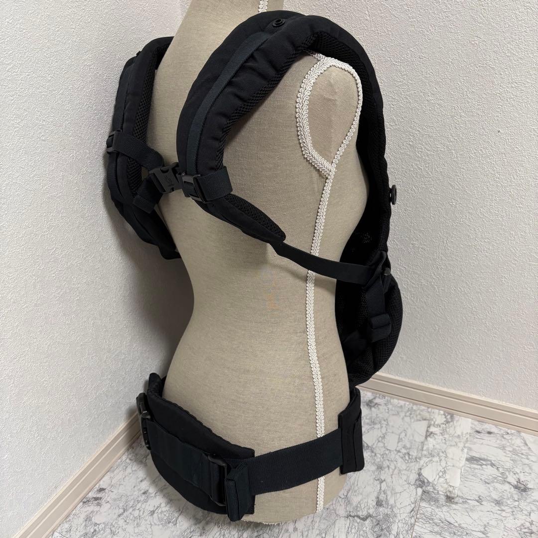 ほぼ新品‼️ケープ付き✨丸洗い済み✨エルゴ　オムニ　360 クールエアー　グレー