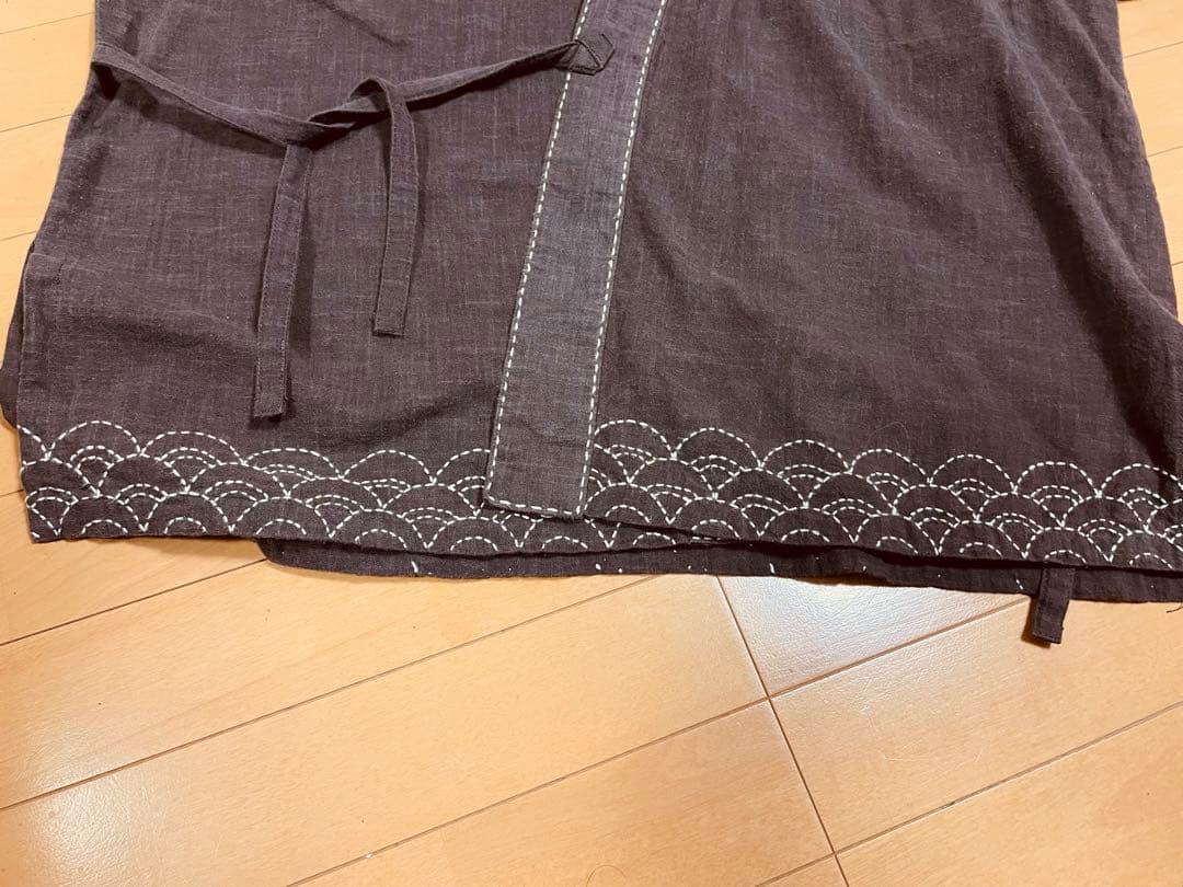 刺し子　作務衣
