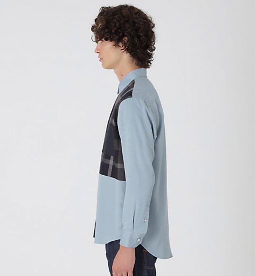 【新品・未使用】ブラックレーベル クレストブリッジ シャツ 薄青 M