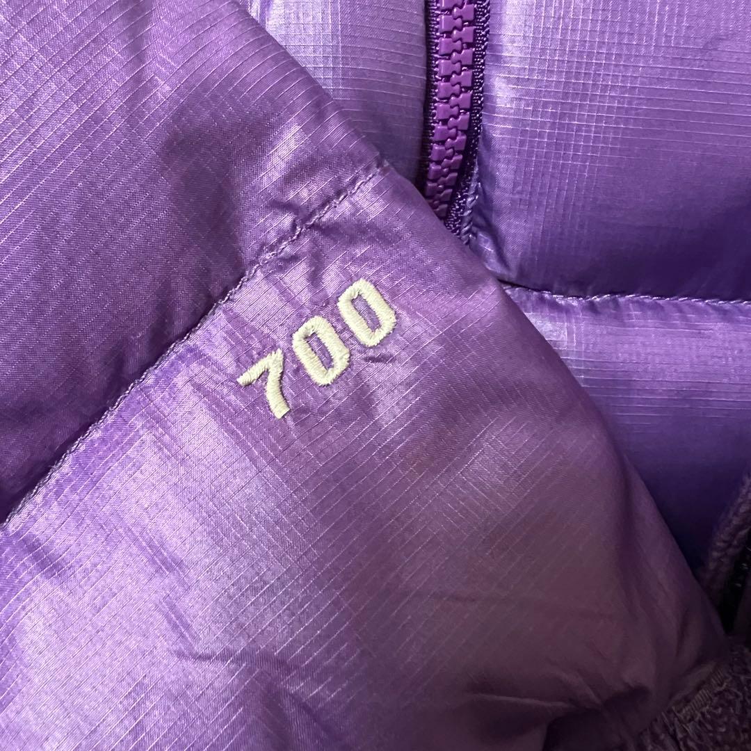 【美品】THE NORTH FACE ダウンジャケット 700フィル XL 紫