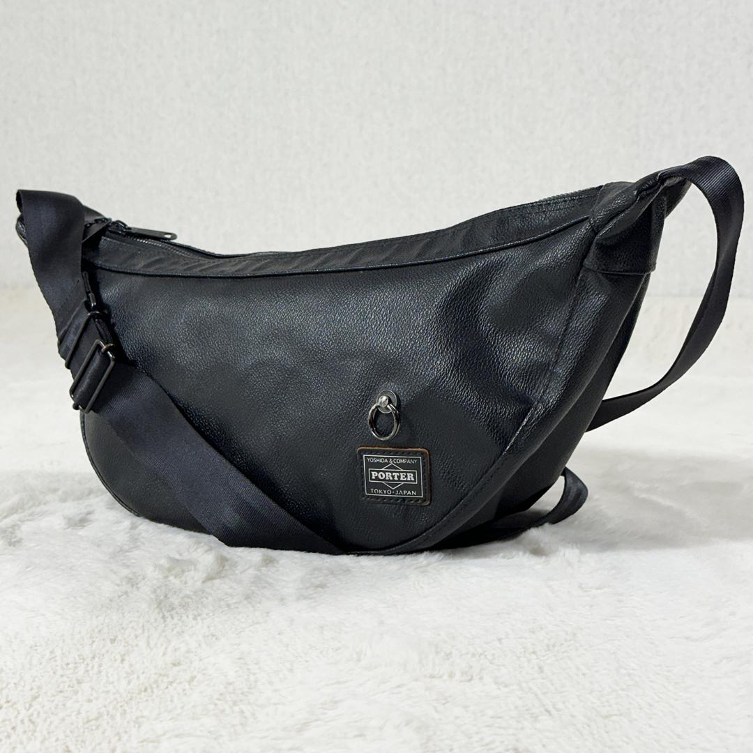 ポーター×ジャムホームメイド バナナ ショルダー レザー
