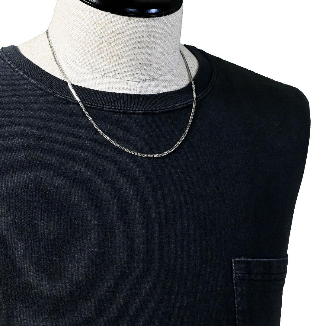 Pt850喜平ネックレス6面ダブル11g50cm造幣局検定マーク刻印入