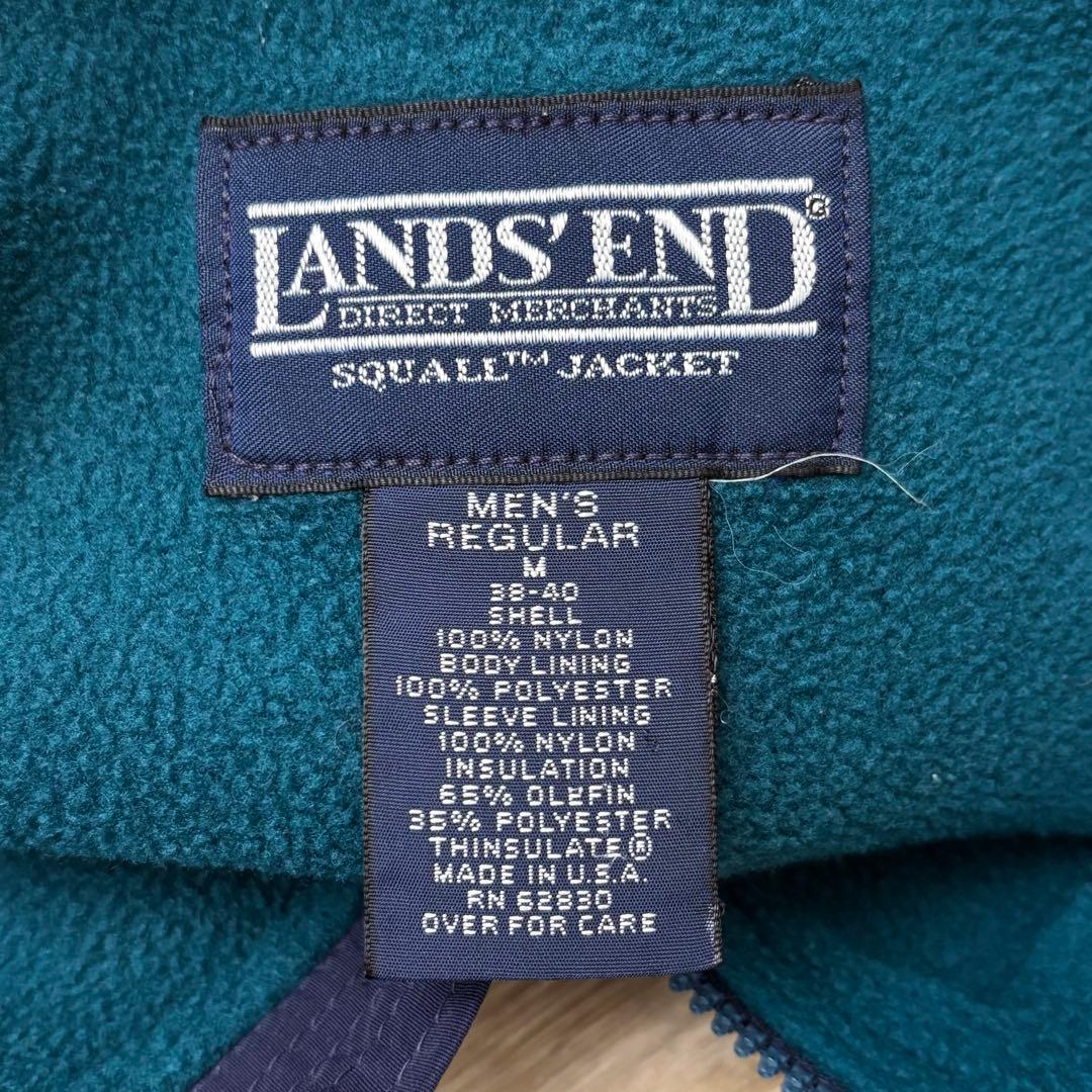 USA製 LANSEND ランズエンド ウォームアップジャケット ネイビー M