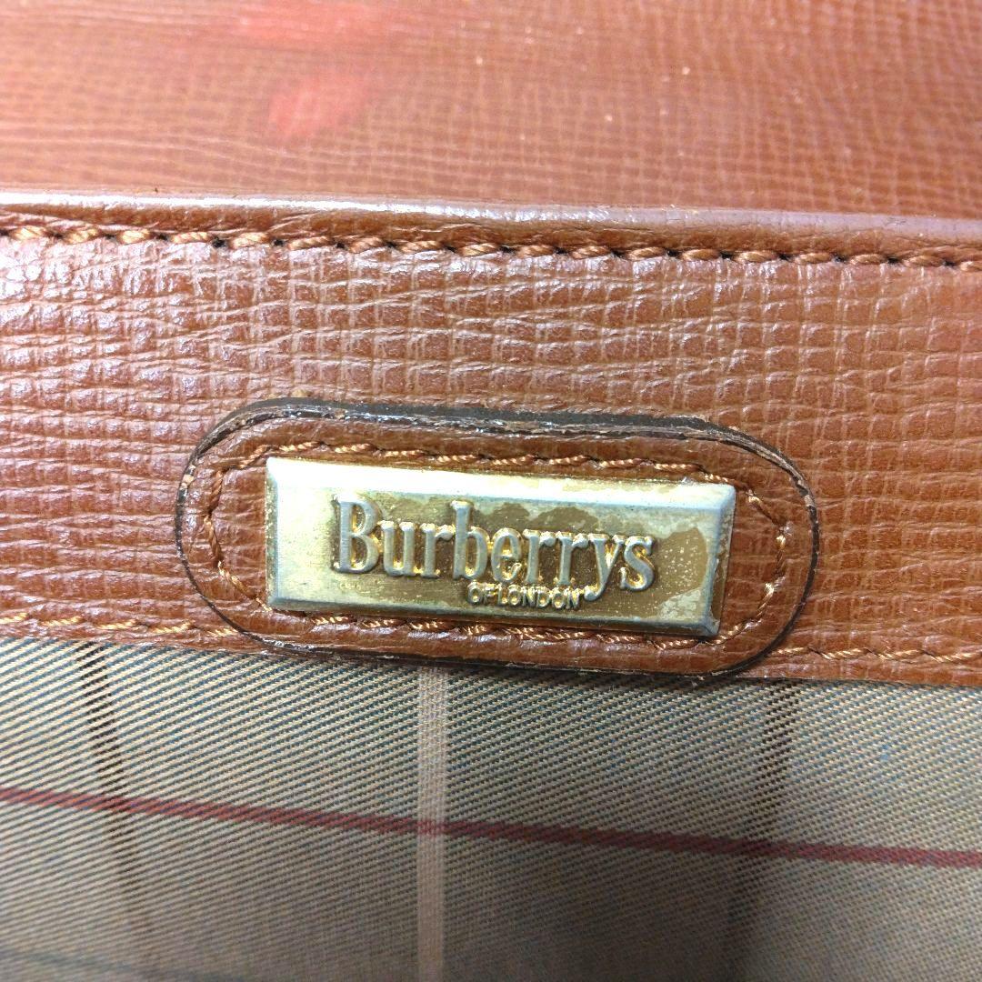 Burberrys　ビジネスバッグ　ブリーフケース　A4可　鍵　ゴールド金具