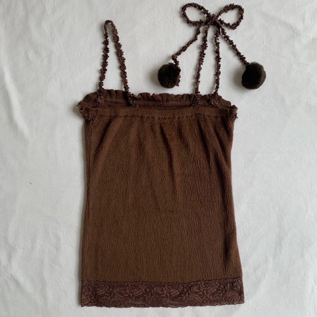 LIZ LISA design camisole ポンポン付き