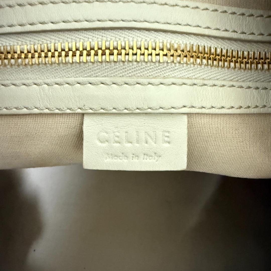 【美品】CELINE セリーヌ ハンドバッグ ボストンバッグ レザー ブラウン