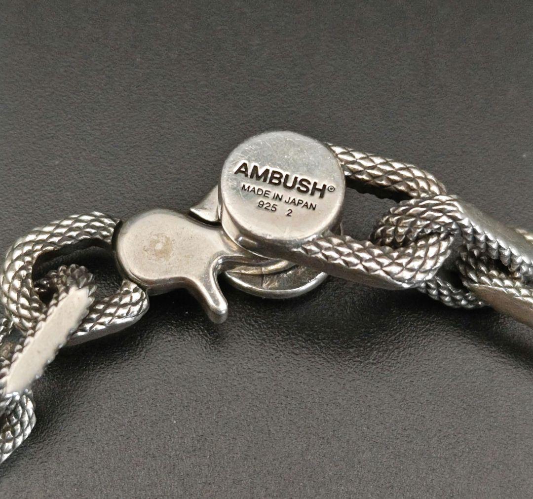AMBUSH◎small textured chain◎ブレスレットSV925