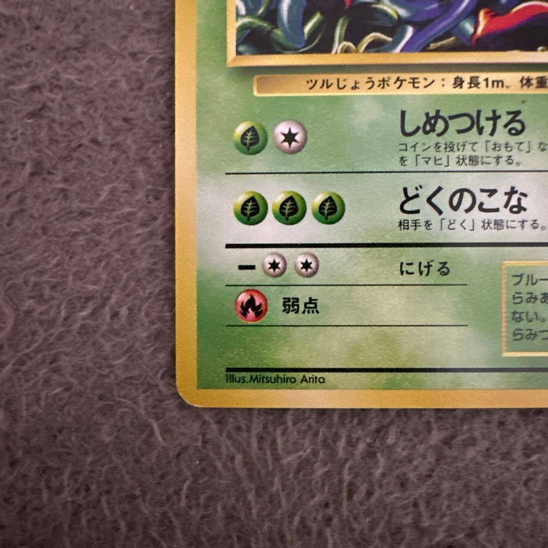 ポケモンカード 旧裏 初版 モンジャラ LV.8 HP50 草タイプ