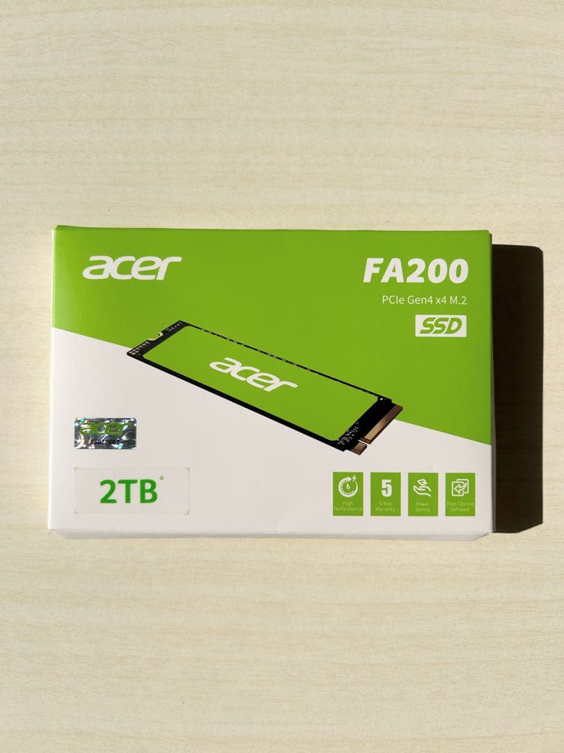 Acer M.2 SSD 2TB FA200 SSD りんみかん