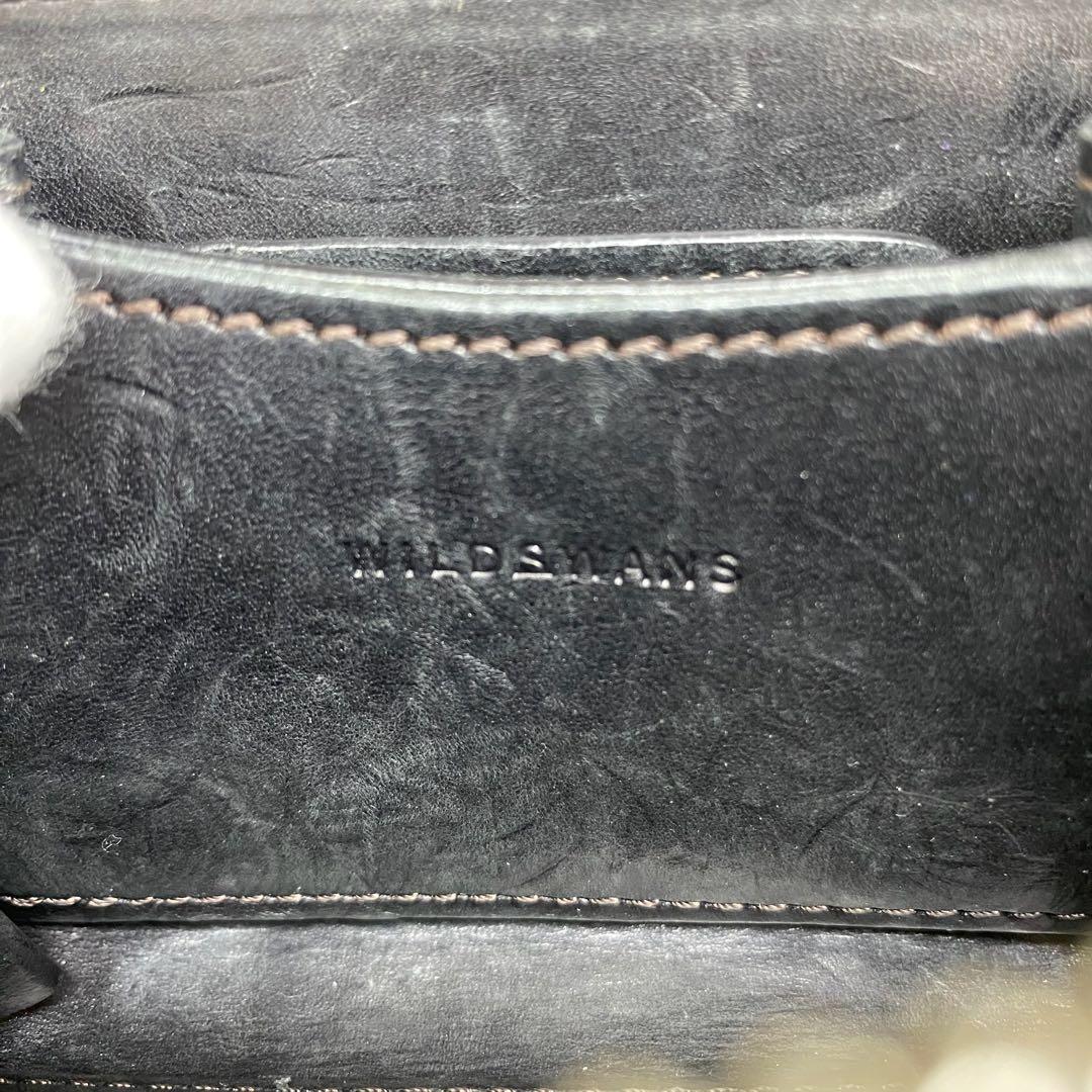 ワイルドスワンズ　ケース　小銭入れ　財布　レザー　ブラック
