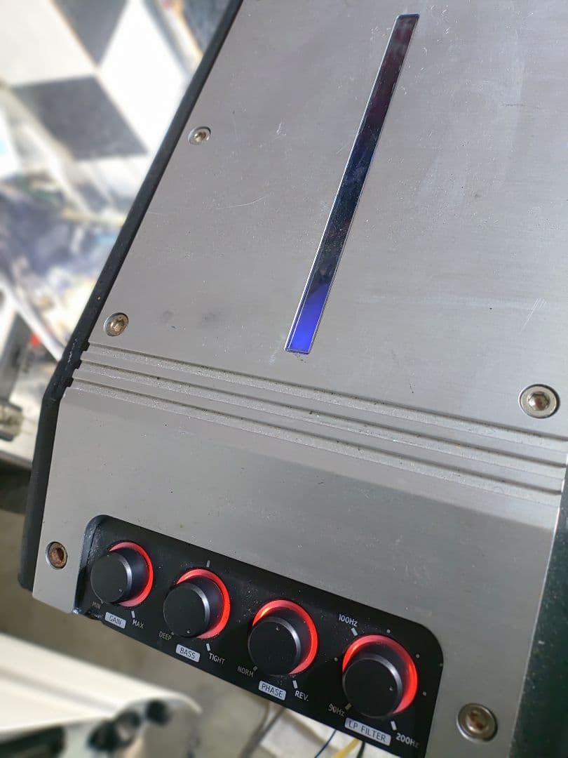 愛知 ALPINE アルパイン SWW-5000 配線 500W サブウーファー