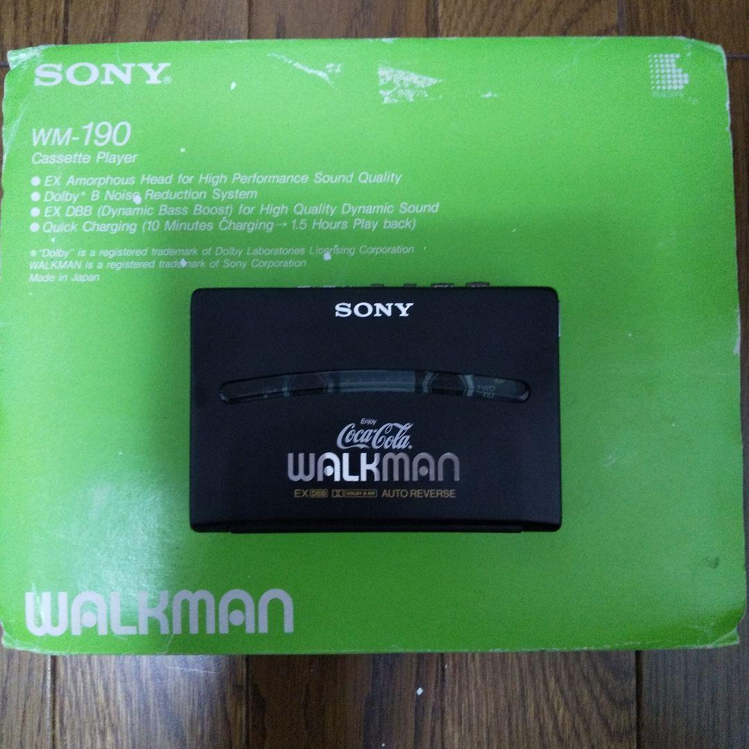 【完全ジャンク品】コカコーラ/ソニーカセットウォークマンSONY WM-190