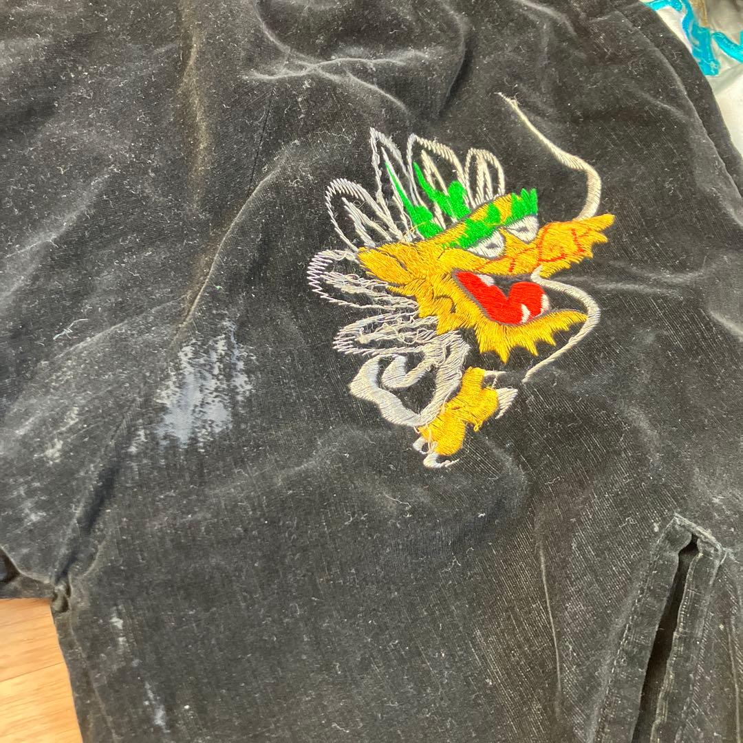 ヴィンテージ　スカジャン　別珍　ツアージャケット　サイズＬ　60s 70s