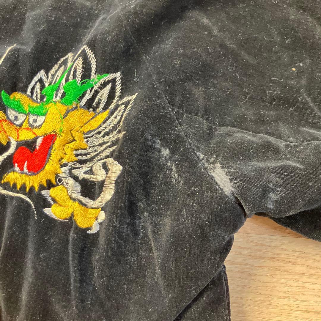 ヴィンテージ　スカジャン　別珍　ツアージャケット　サイズＬ　60s 70s