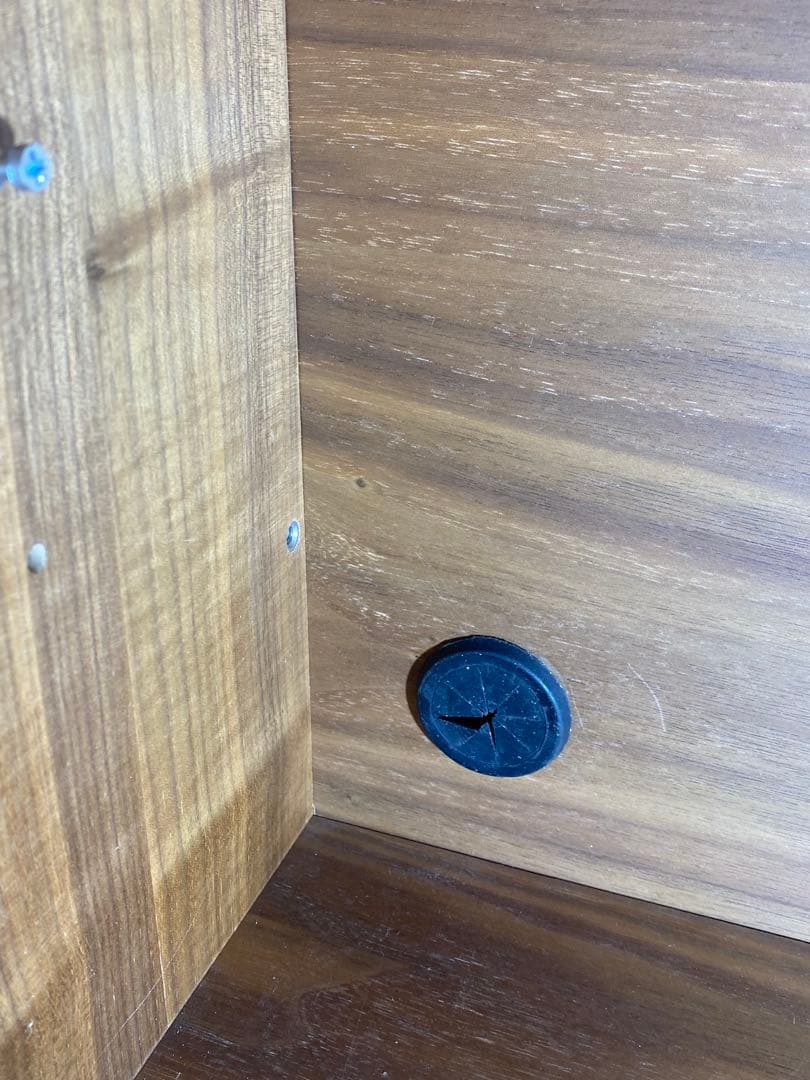 ✨廃盤✨希少✨無印良品　スタッキングキャビネット小　ウォールナット