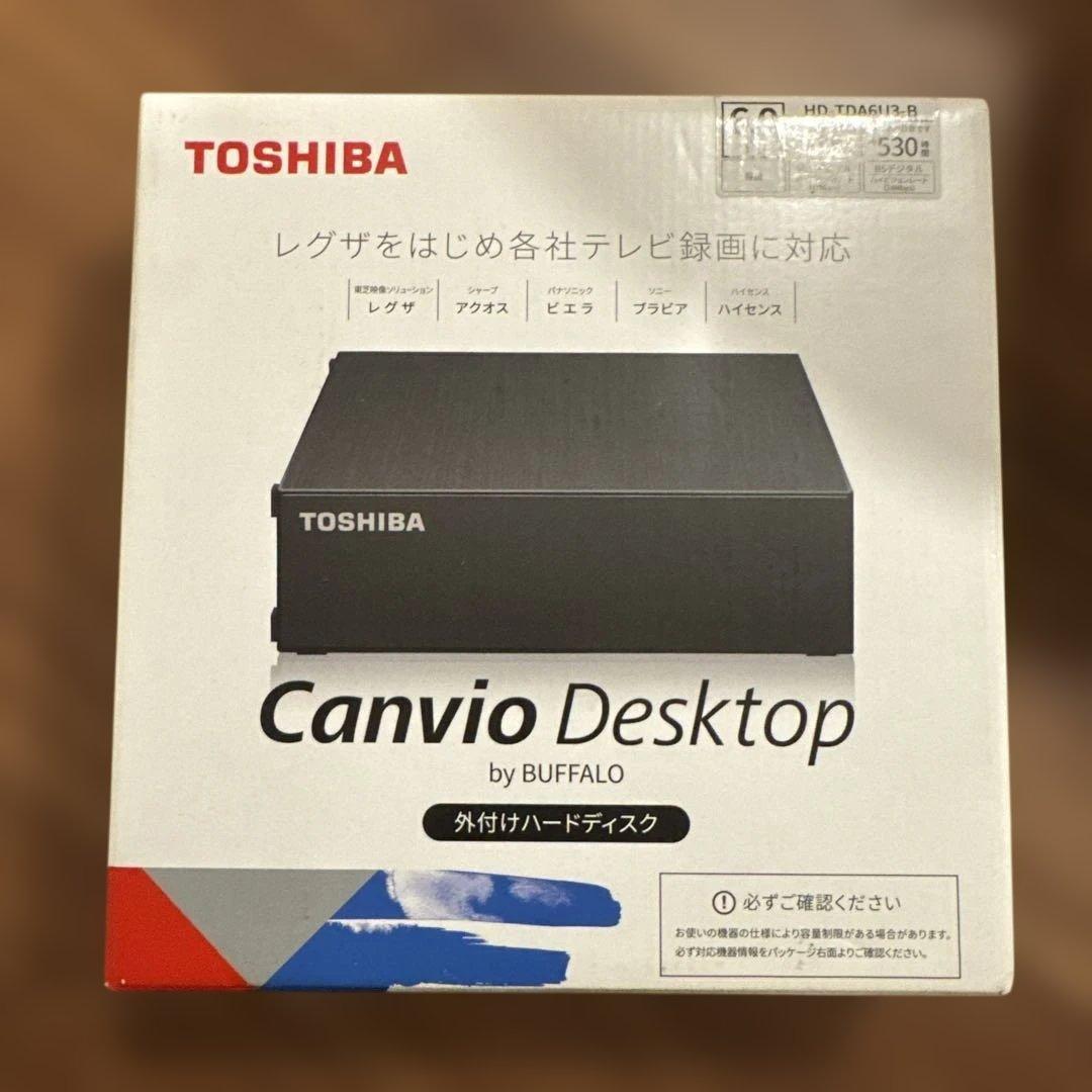 外付けハードディスク・ドライブ TOSHIBA Canvio Desktop 6TB HDD