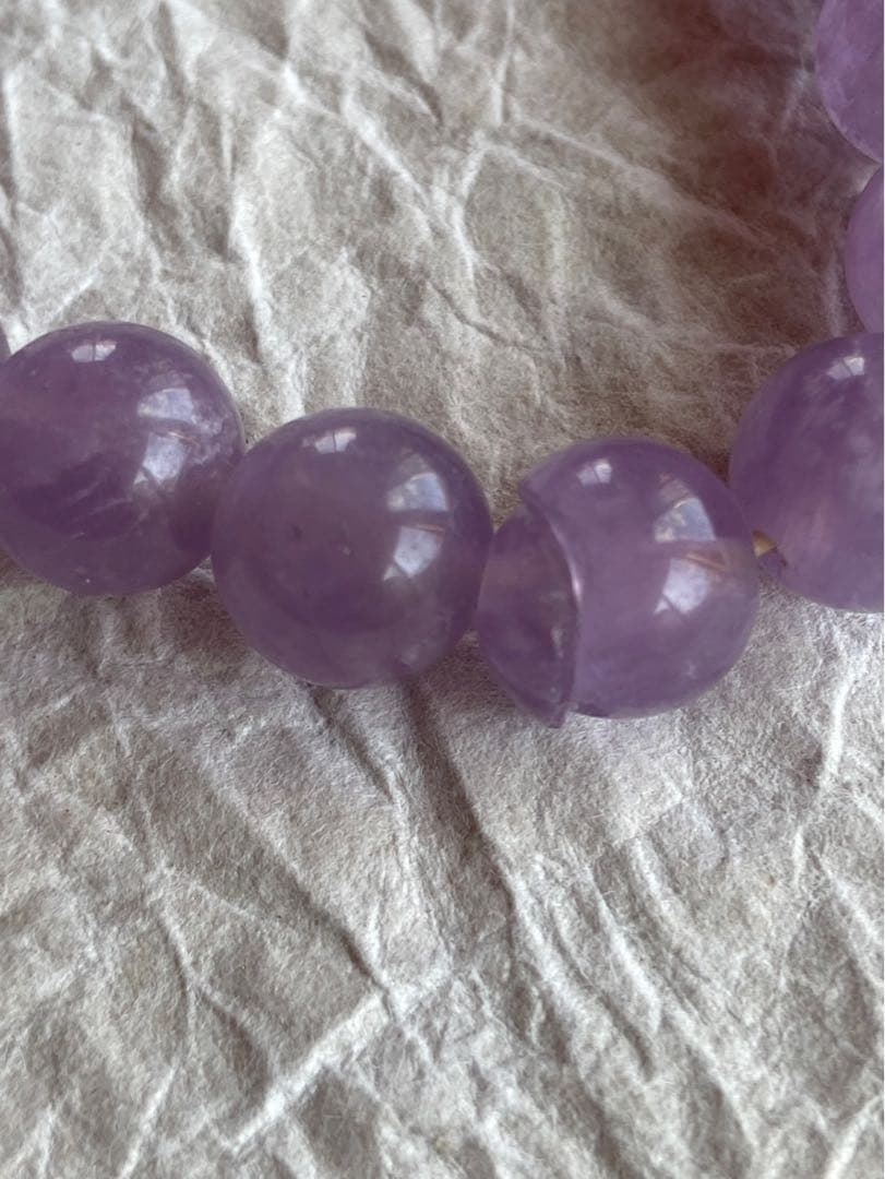 ラベンダーアメジスト　パワーストーン　ブレスレット