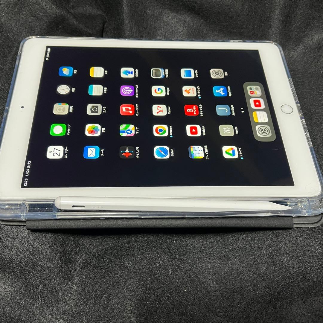 Apple iPad 第6世代 32GB ケース+互換ペンシル等付フルセット