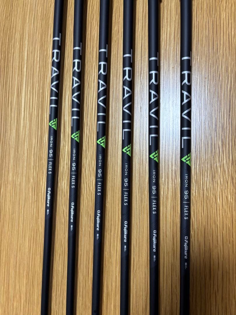 PING i210アイアン　TRAVIL 95S 6番〜UW 6本セット黒ドット