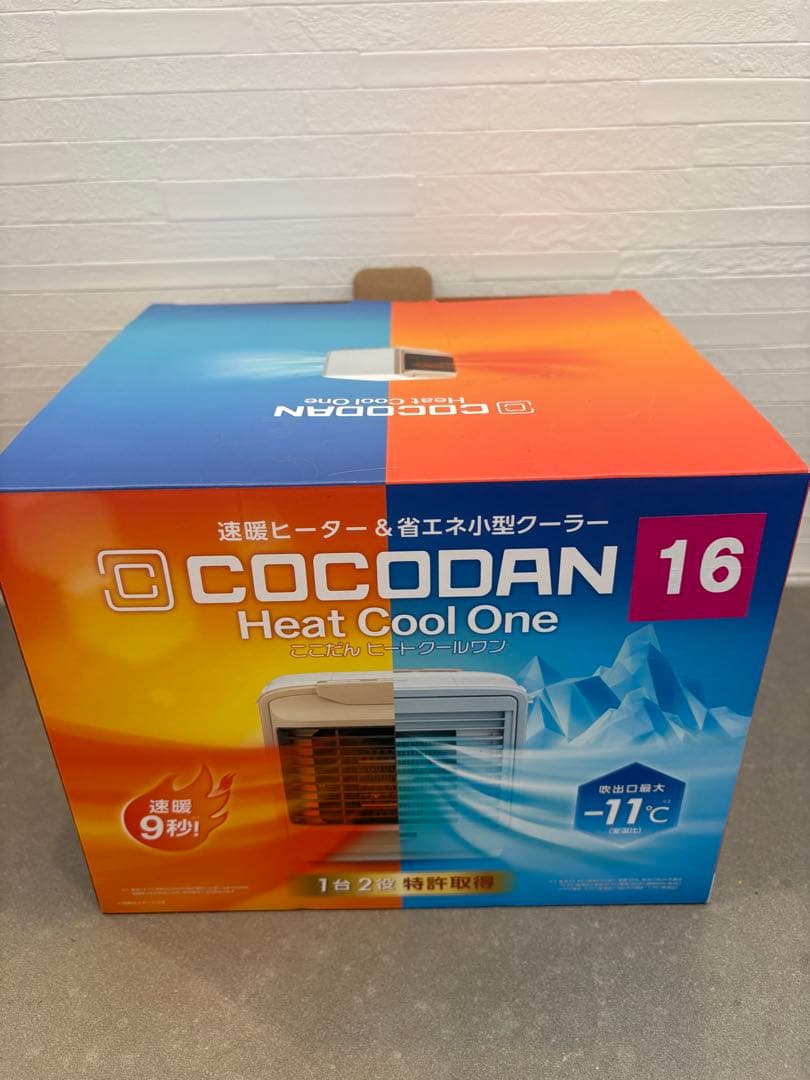COCODAN Heat Cool One 16 ミニクーラー　ミニ扇風機
