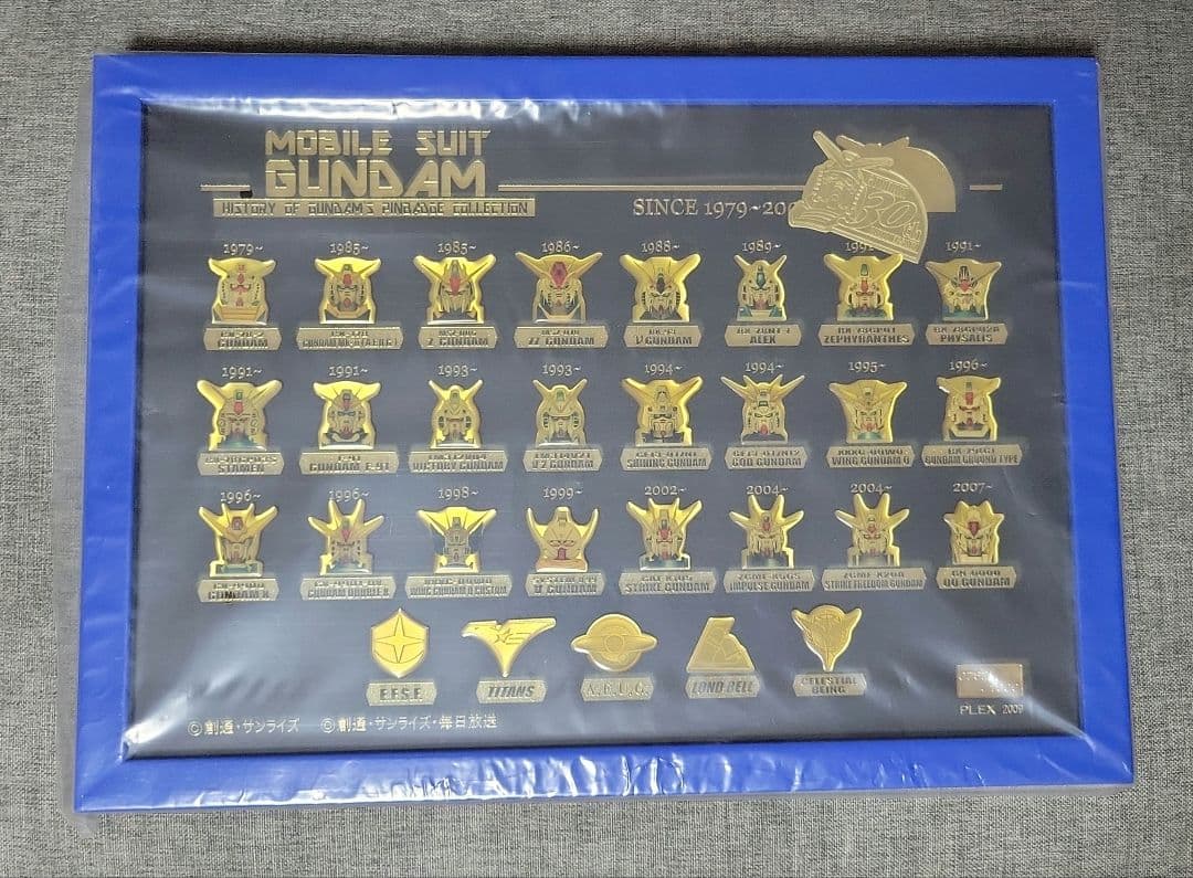 機動戦士ガンダム30周年記念ヒストリーピンバッジコレクション