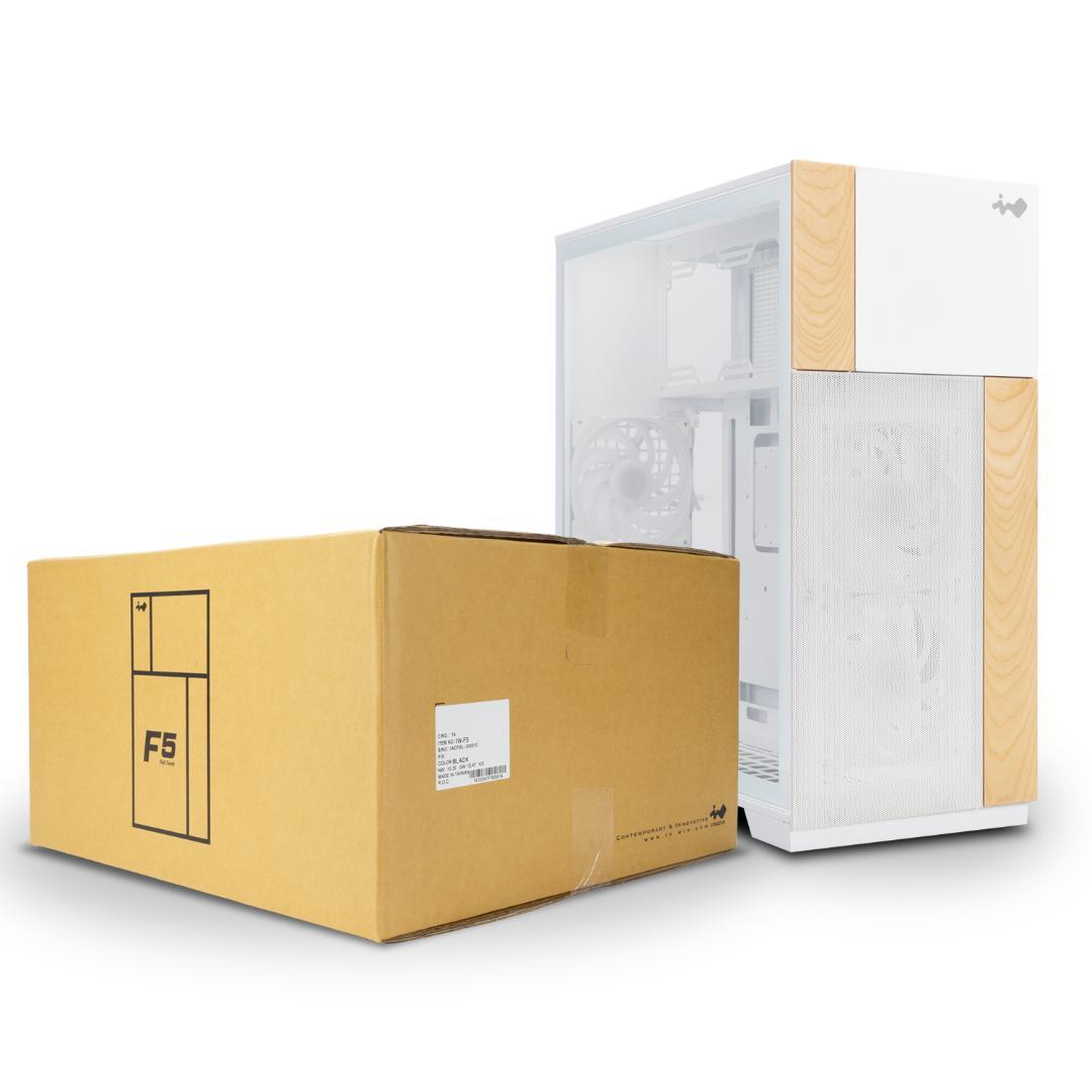 【新品・未使用】ミドルタワーPCケース IN WIN F5 ホワイト