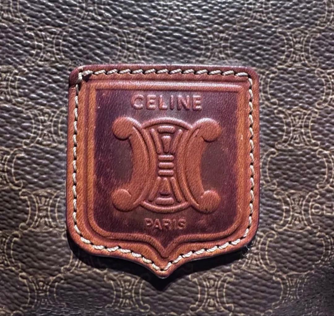 希少 CELINE セリーヌ ヴィンテージ マカダム ボストンバッグ