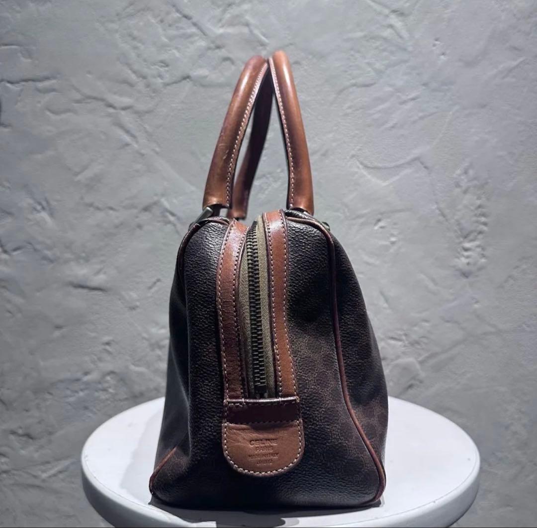 希少 CELINE セリーヌ ヴィンテージ マカダム ボストンバッグ