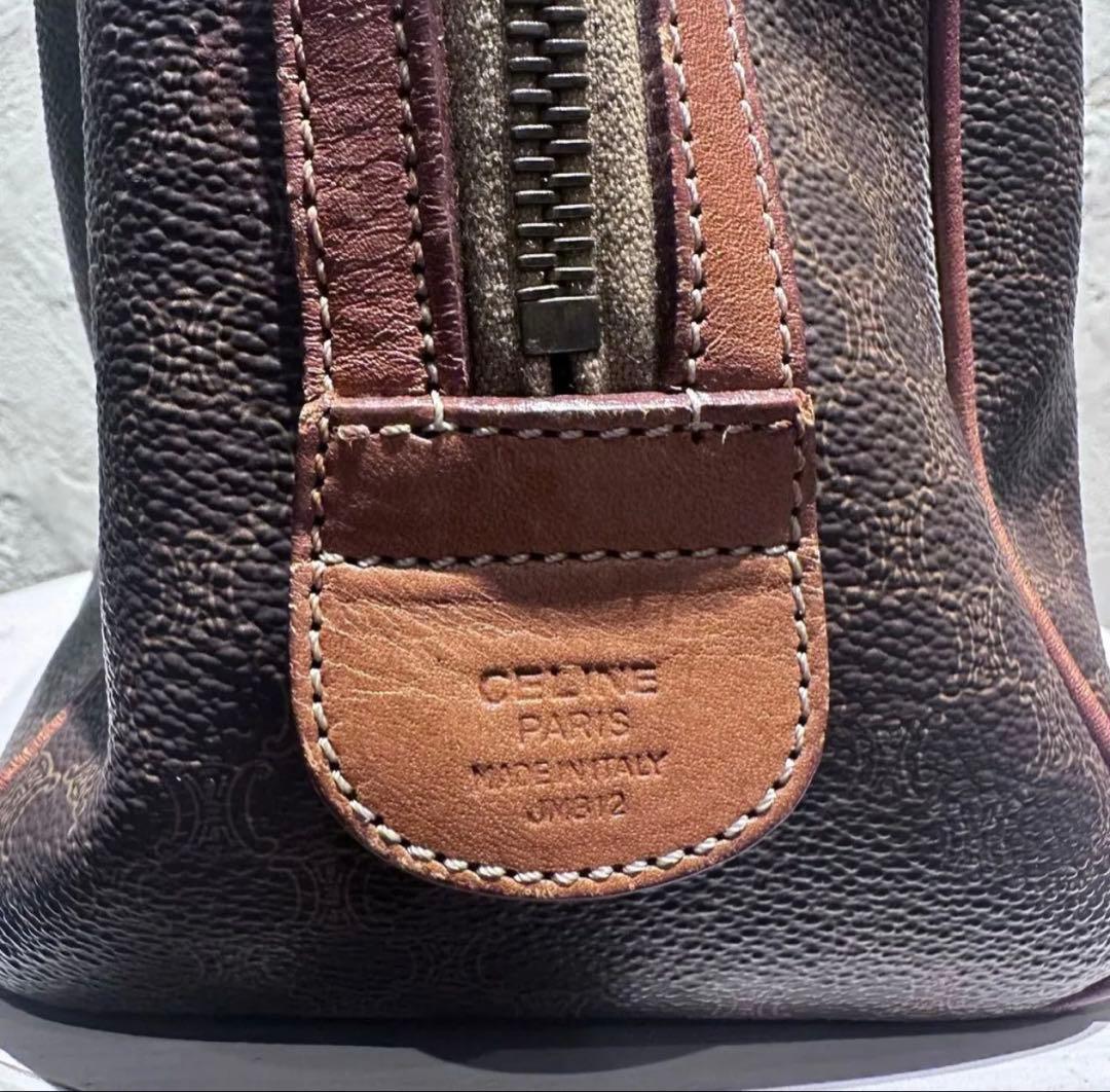 希少 CELINE セリーヌ ヴィンテージ マカダム ボストンバッグ