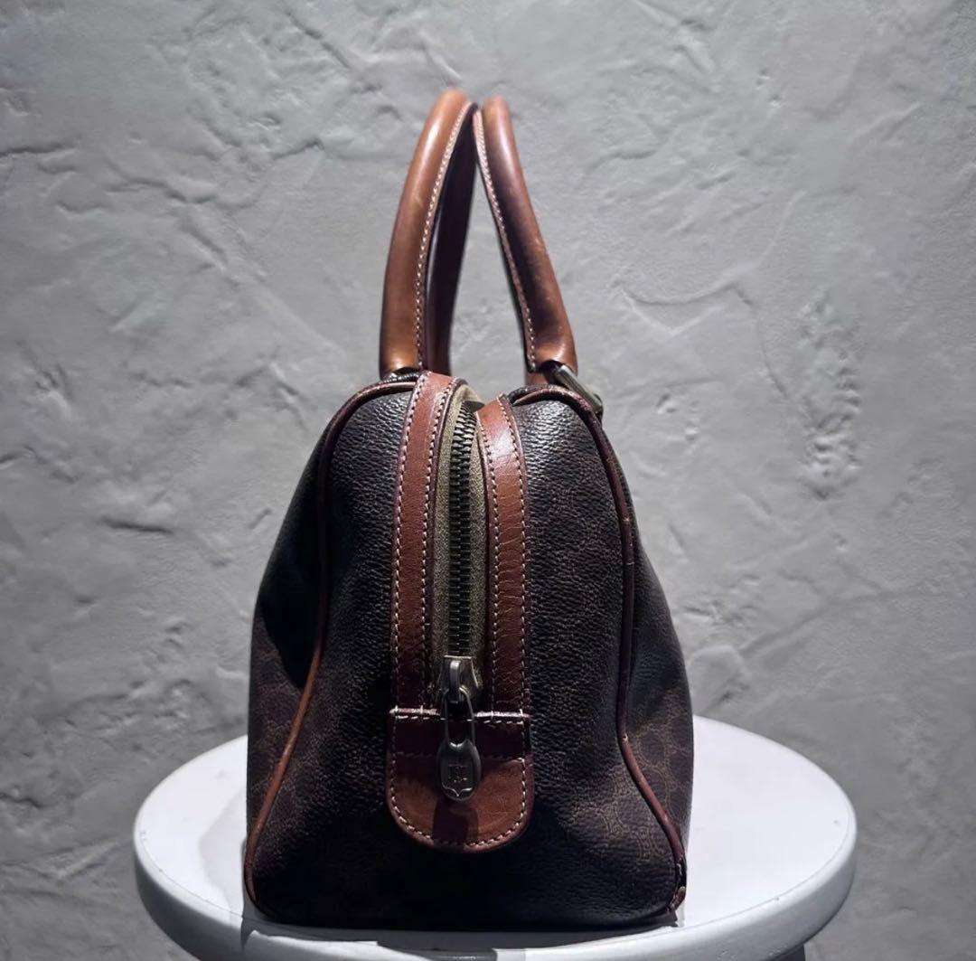 希少 CELINE セリーヌ ヴィンテージ マカダム ボストンバッグ