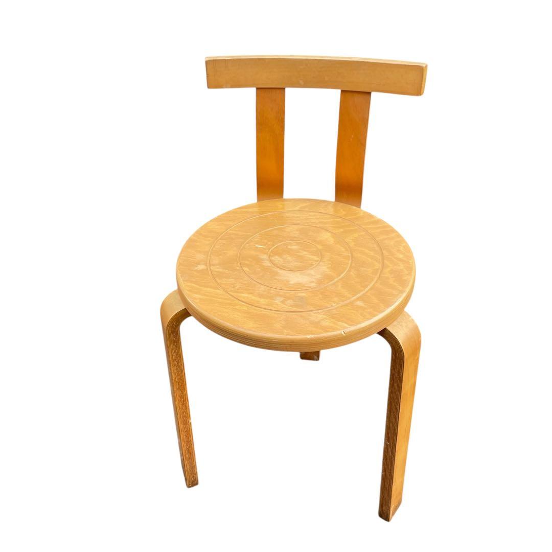 レトロ ヴィンテージ アンティーク チェア アルテック風 曲げ木 清掃 磨き