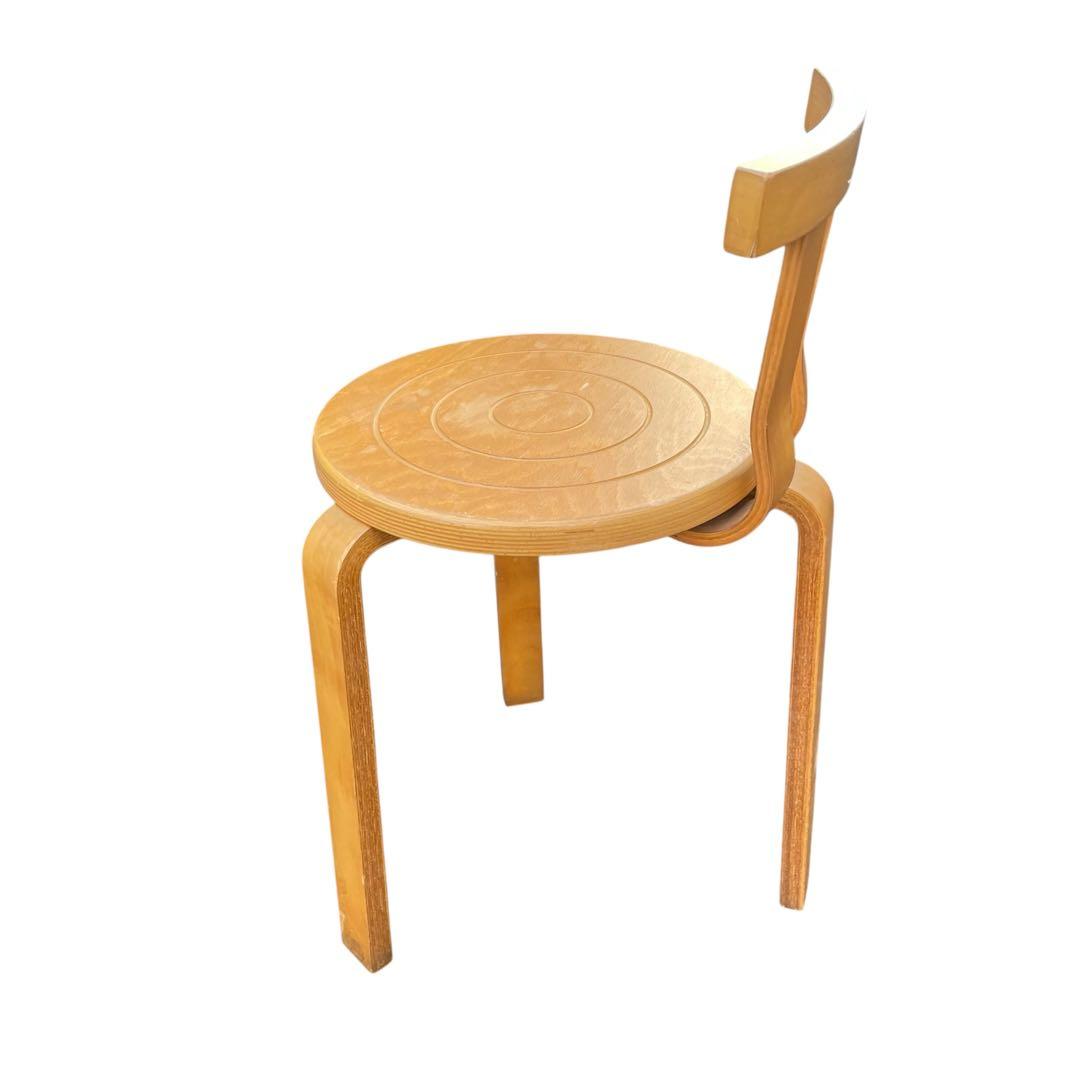 レトロ ヴィンテージ アンティーク チェア アルテック風 曲げ木 清掃 磨き