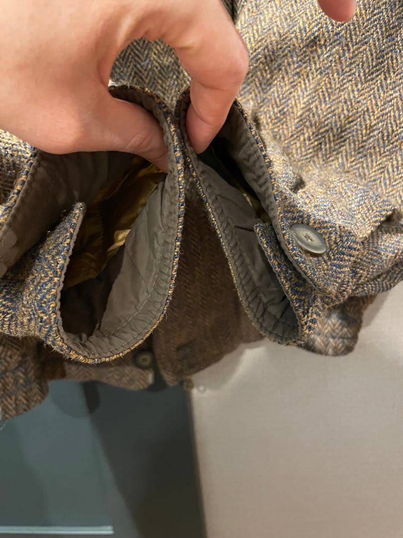 ジャケット・アウター 80s walbusch Harris Tweed Padded Bomber