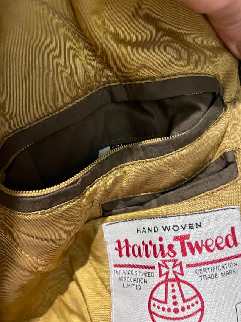 ジャケット・アウター 80s walbusch Harris Tweed Padded Bomber