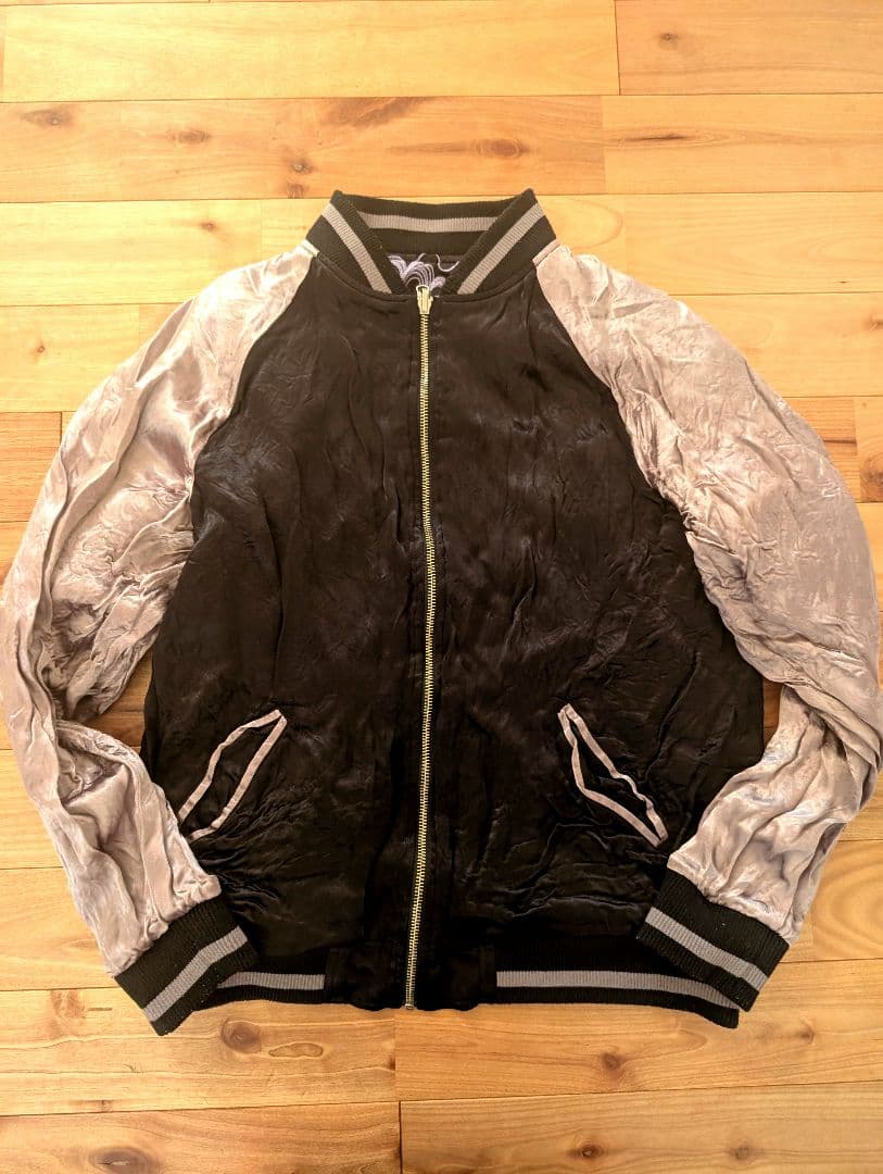 絡繰魂 カラクリダマシイ 和柄 総刺繍 リバーシブル ジャケット 粋 龍神降臨