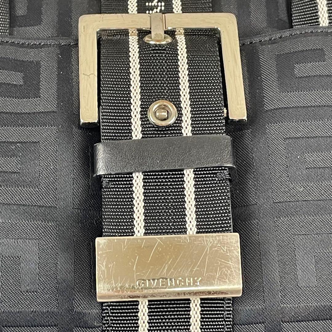 GIVENCHY 総柄4Gロゴ　ハンドバッグ　肩掛け　ベルトバックル
