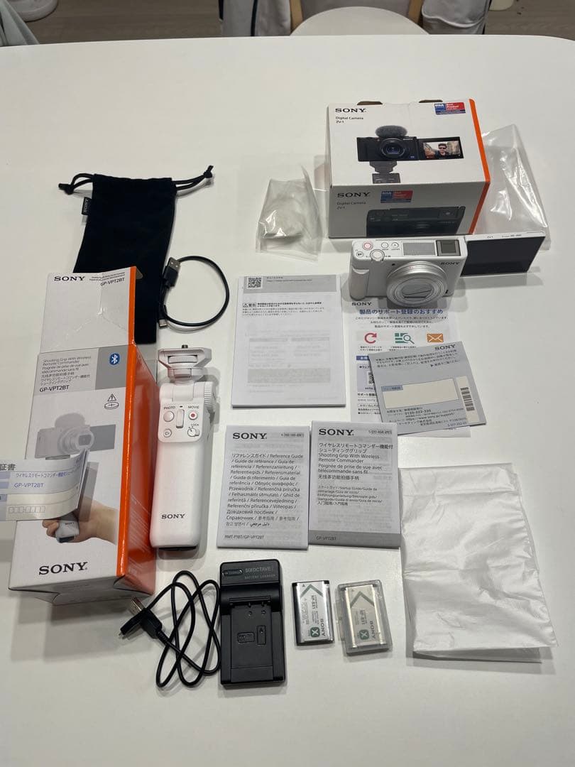 SONY VLOGCAM ZV-1(ホワイト) シューティンググリップセット