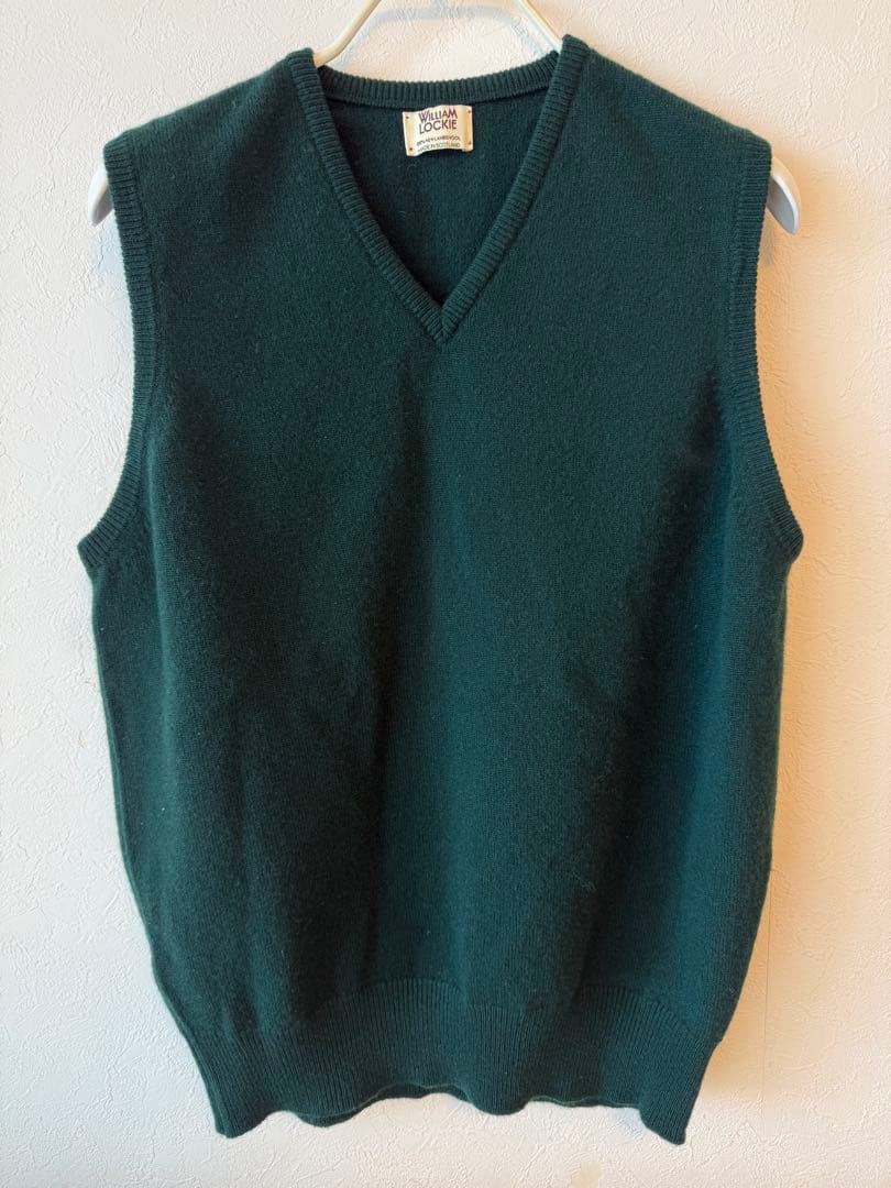 ウィリアムロッキー　William Lockie Vネック ニットベス 40