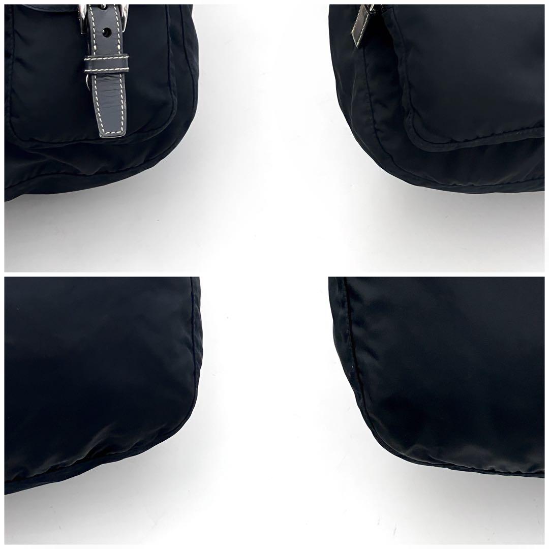 プラダ 3296 ナイロン テスート ショルダーバッグ 三角ロゴ ●BT0523