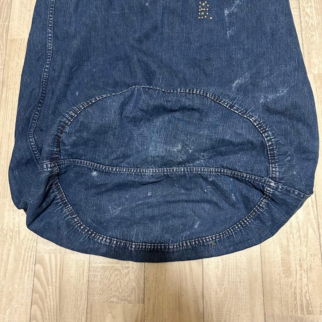 USミリタリー第二次大戦WWII 40’s デニムランドリーバッグ