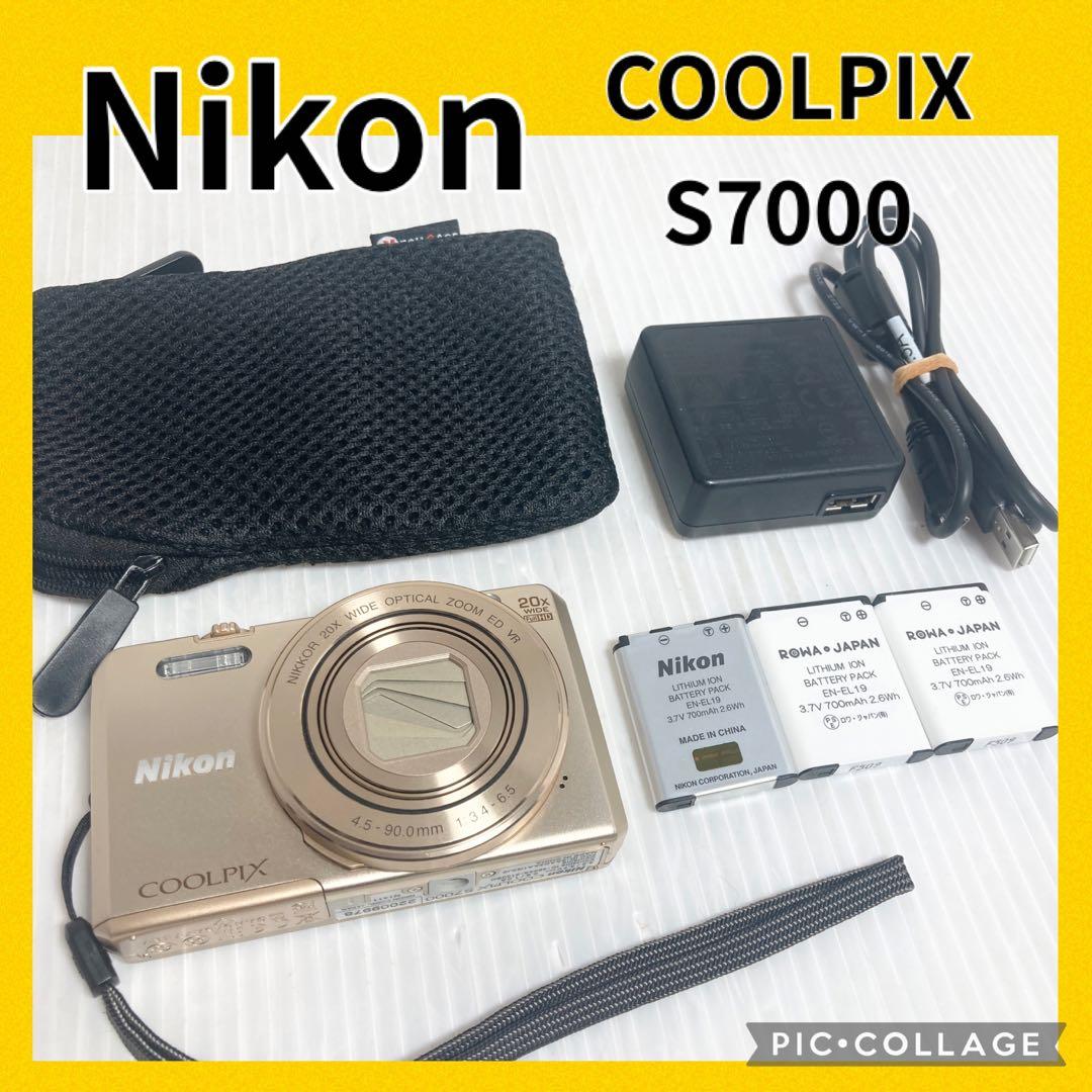 Nikon COOLPIX S7000 コンパクトデジタルカメラ コンデジ
