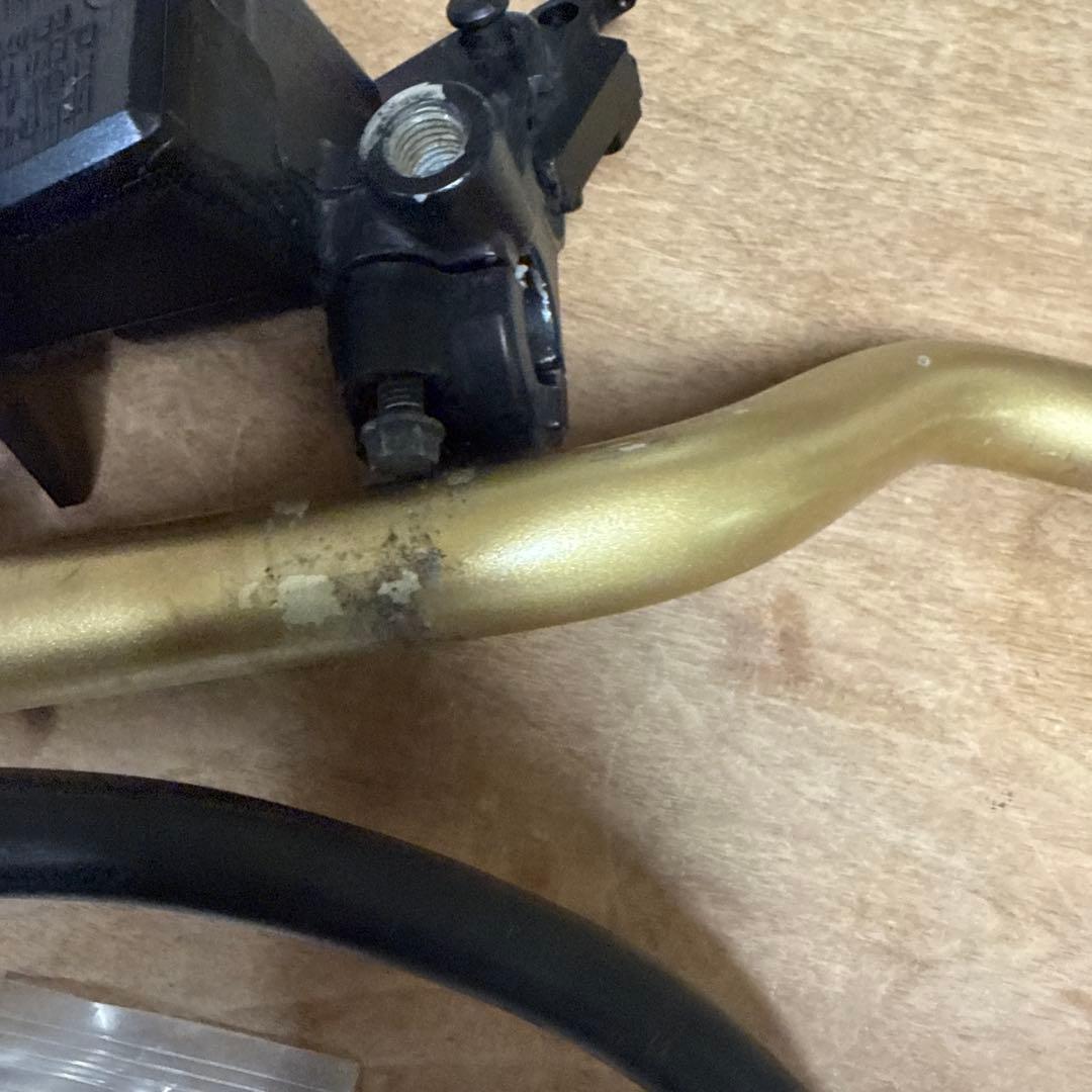 ZRX1200DAEG純正ゴールドハンドルバーセットオマケ付き