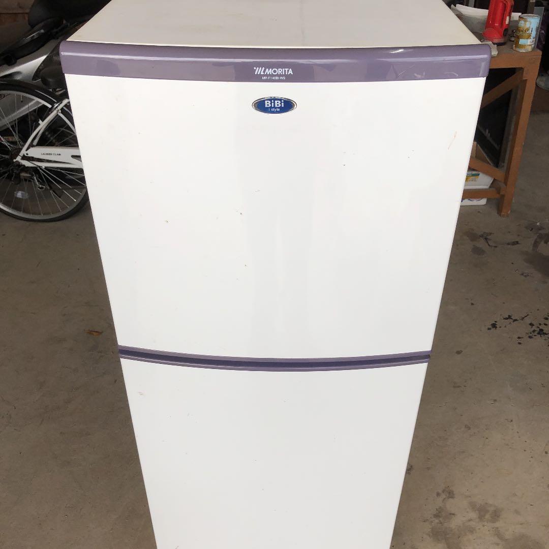 【値下げ】送料込(単身用冷蔵庫) ユーイング MR-F140BI-WS