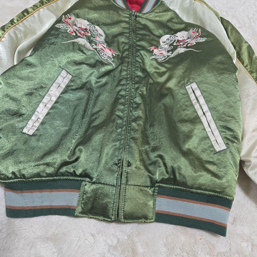 MS:NICX 90s ドラゴン 刺繍 スカジャン スーベニア M